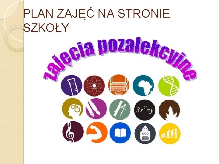 PLAN ZAJĘĆ NA STRONIE SZKOŁY 