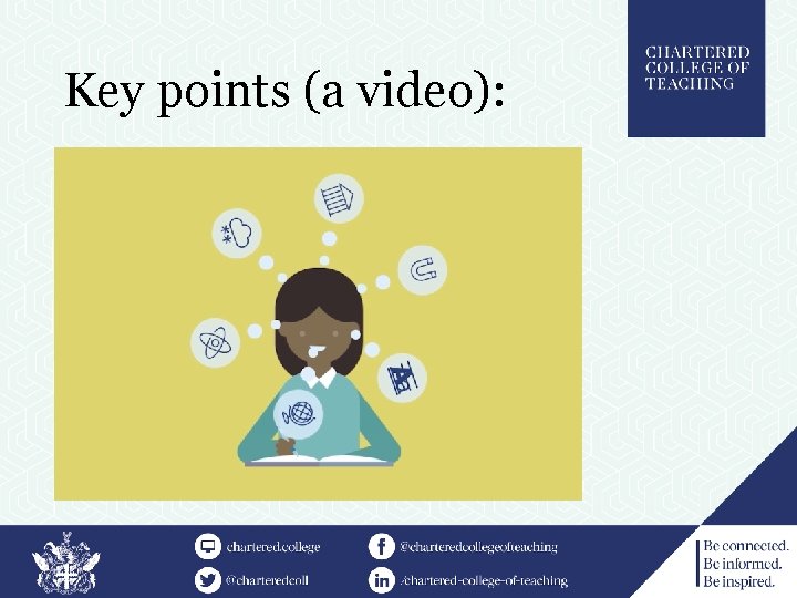 Key points (a video): 