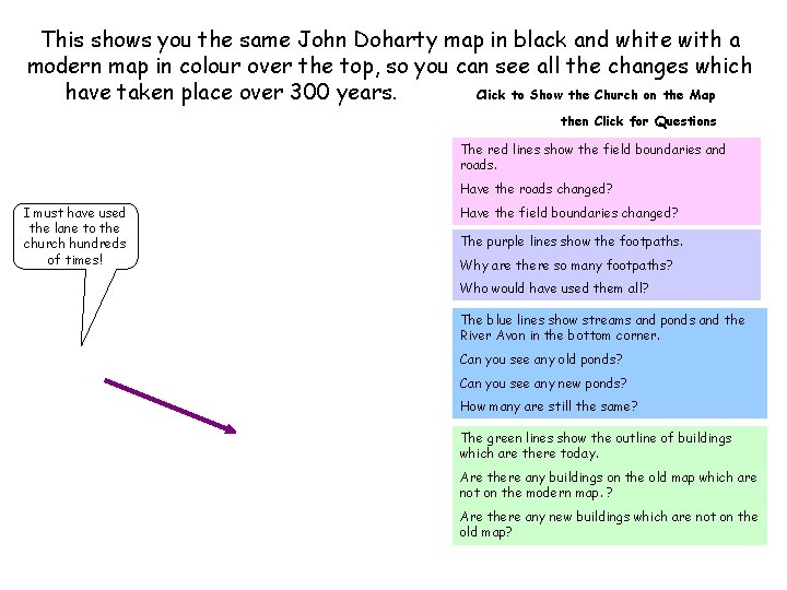 This shows you the same John Doharty map in black and white with a