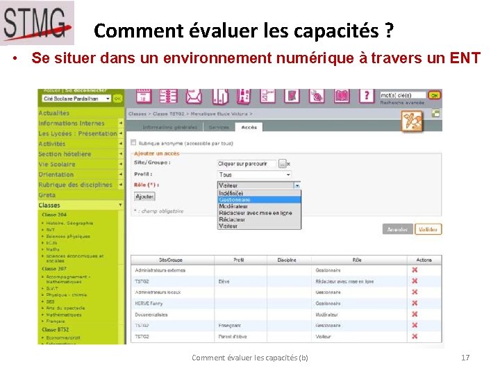 Comment évaluer les capacités ? • Se situer dans un environnement numérique à travers Comment évaluer les capacités ? • Se situer dans un environnement numérique à travers