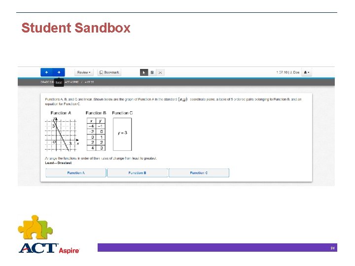 Student Sandbox 24 Student Sandbox 24