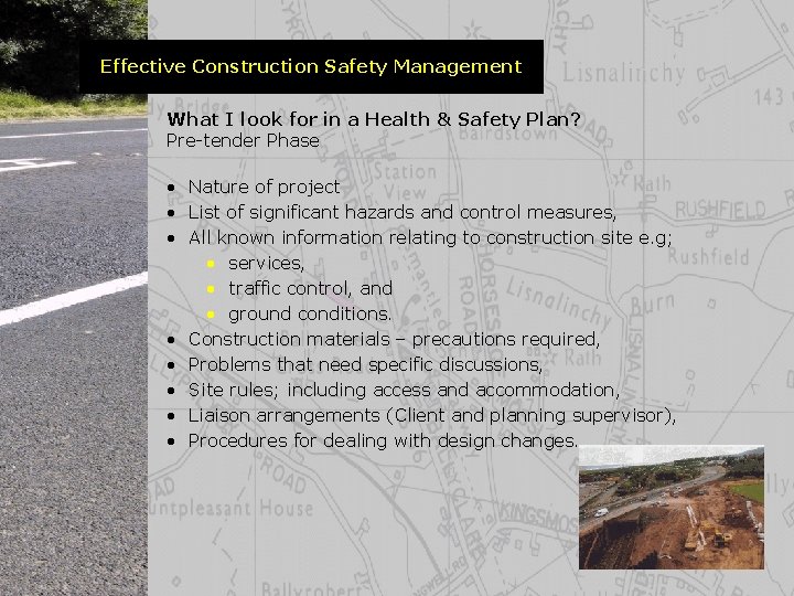 Effective Construction Safety Management What I look for in a Health & Safety Plan?