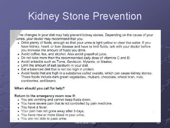 Kidney Stone Prevention mehdi jalali majd 62 