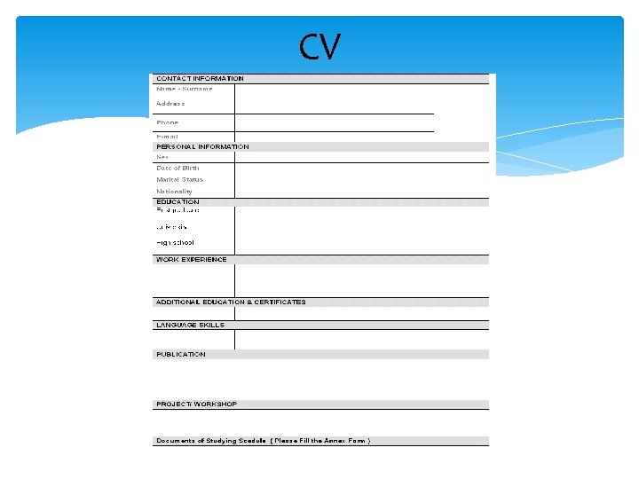 CV 