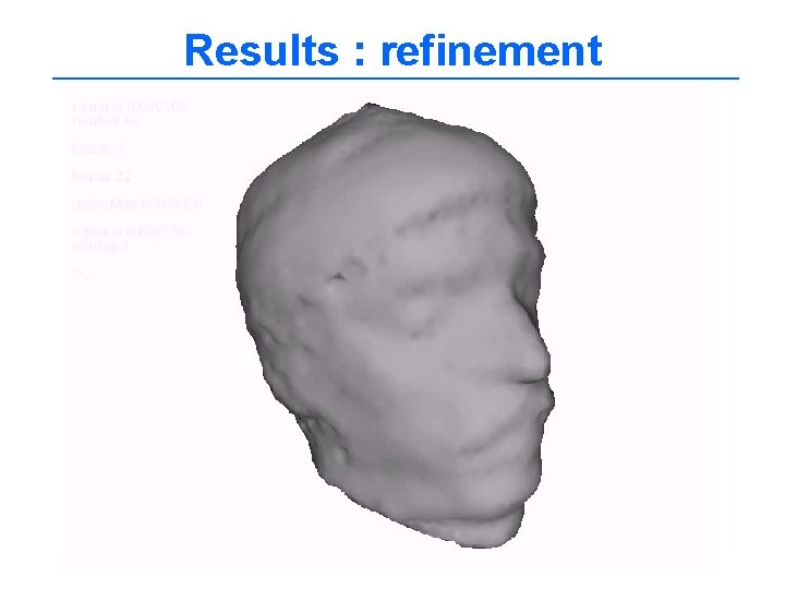 Results : refinement 