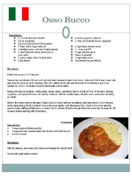 Osso Bucco 