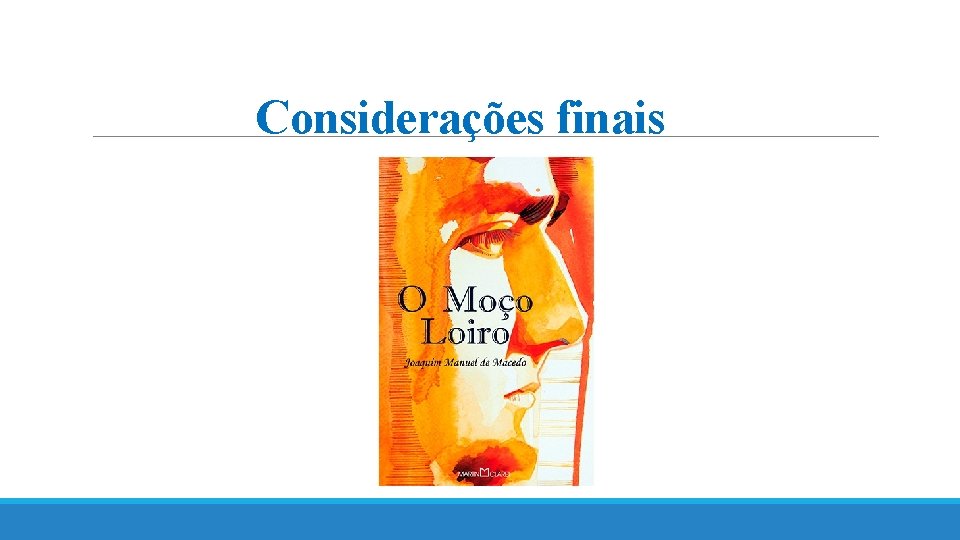 Considerações finais 