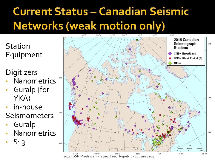 Tim Ct Canadian National Seismic Network Jesus Perez