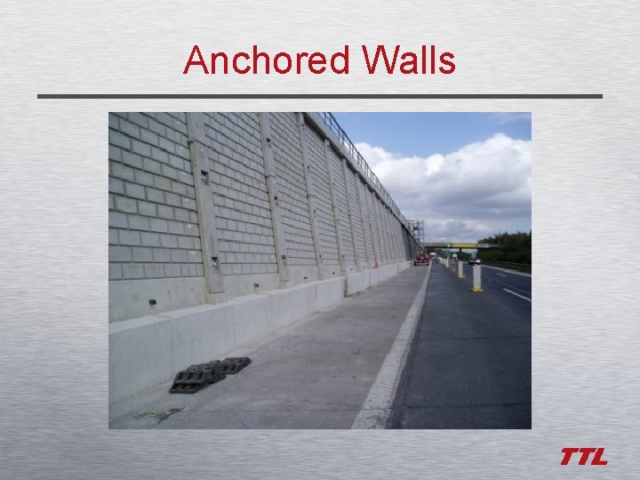 Anchored Walls 