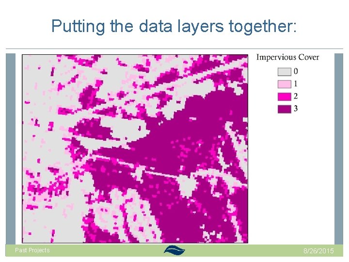 Putting the data layers together: Past Projects 8/26/2015 Putting the data layers together: Past Projects 8/26/2015