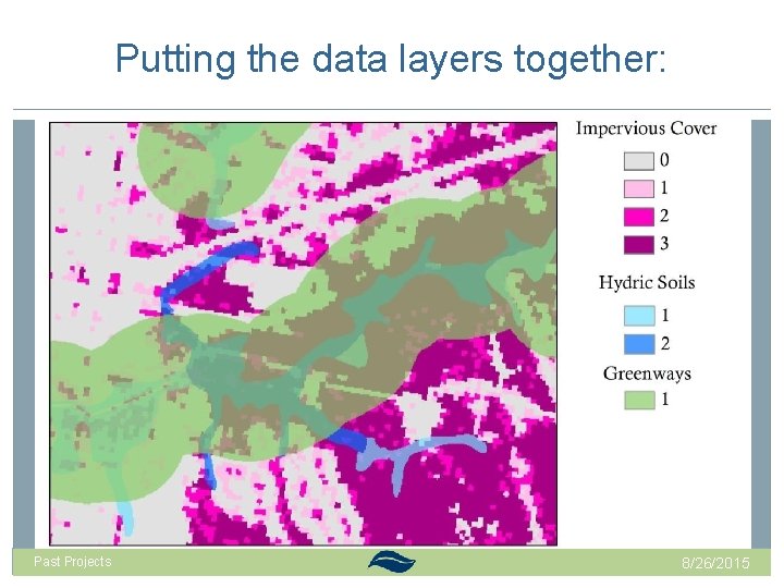Putting the data layers together: Past Projects 8/26/2015 Putting the data layers together: Past Projects 8/26/2015