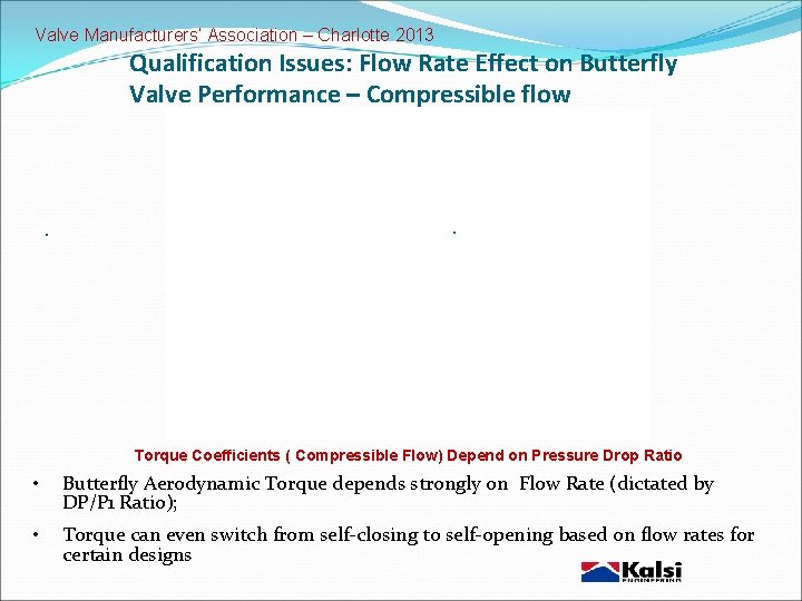 Valve Manufacturers’ Association – Charlotte 2013 Qualification Issues: Flow Rate Effect on Butterfly Valve