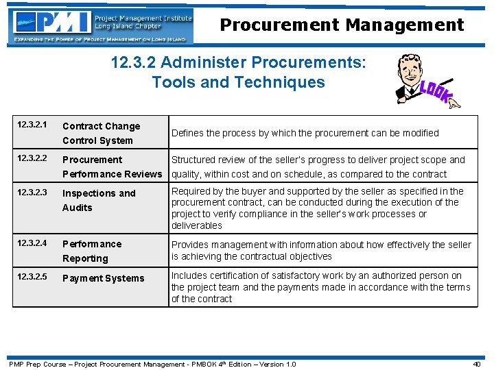 Procurement Management 12. 3. 2 Administer Procurements: Tools and Techniques 12. 3. 2. 1
