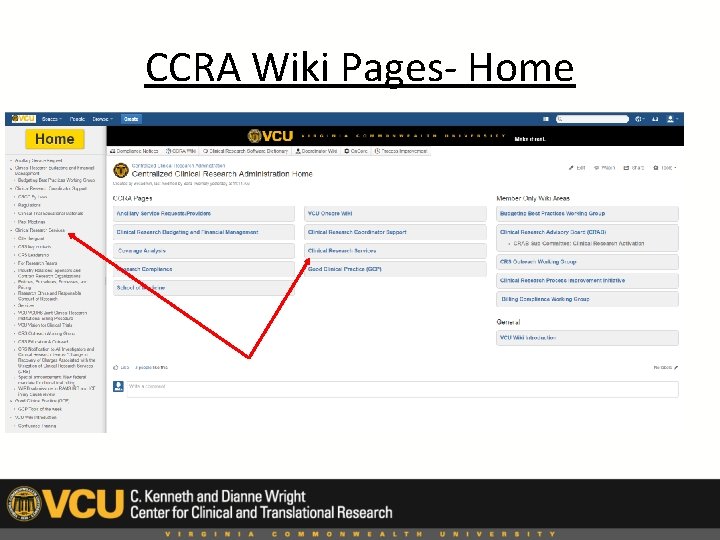 CCRA Wiki Pages- Home 