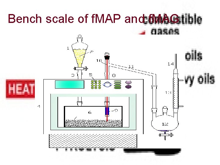 Bench scale of f. MAP and f. MAG 