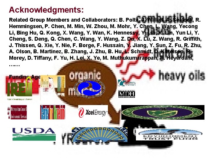 Acknowledgments: Related Group Members and Collaborators: B. Polta, J. Willett, A. Sealock, R. Hemmingsen,