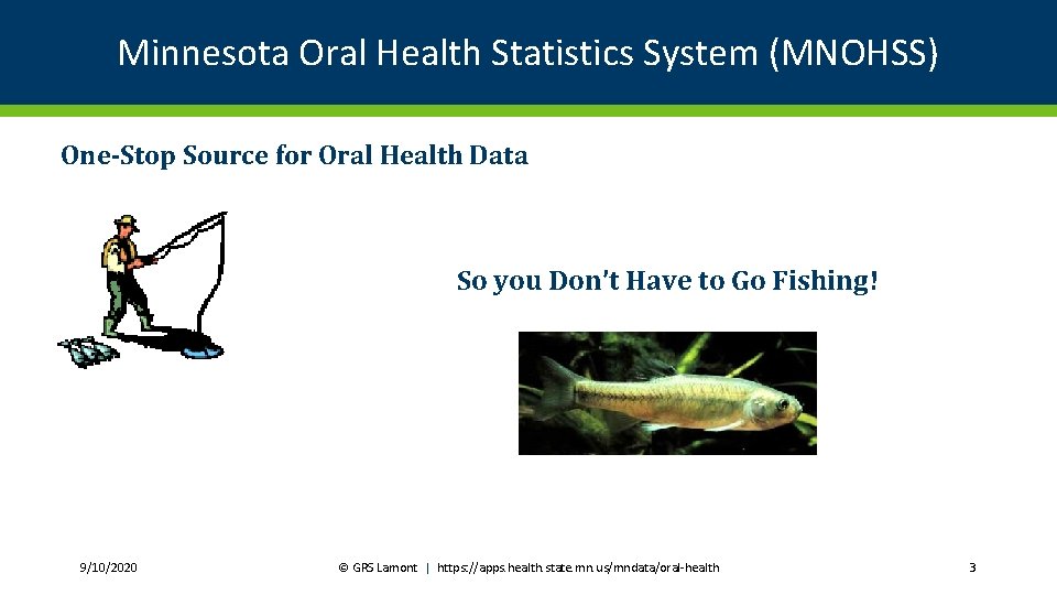 Minnesota Oral Health Statistics System (MNOHSS) One-Stop Source for Oral Health Data So you