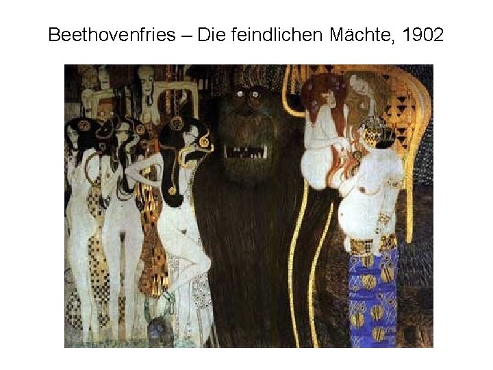 Beethovenfries – Die feindlichen Mächte, 1902 