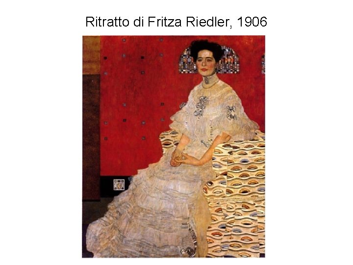 Ritratto di Fritza Riedler, 1906 