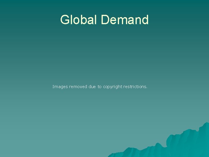 Global Demand Images removed due to copyright restrictions. 