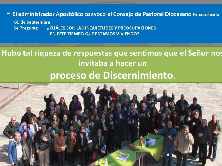 - El administrador Apostólico convoco al Consejo de Pastoral Diocesano Extraordinario 01 de Septiembre