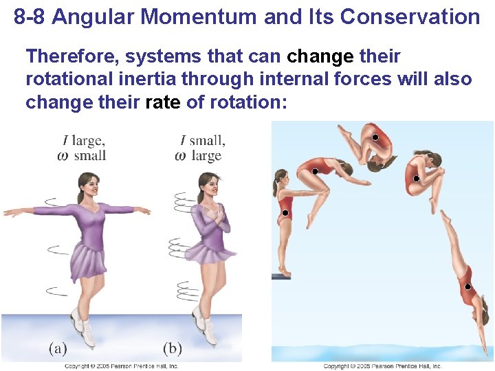 8 -8 Angular Momentum and Its Conservation Therefore, systems that can change their rotational