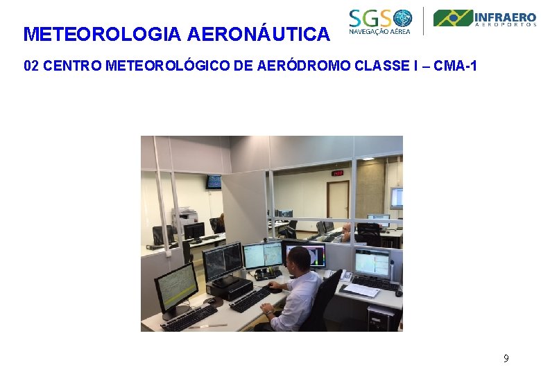 METEOROLOGIA AERONÁUTICA 02 CENTRO METEOROLÓGICO DE AERÓDROMO CLASSE I – CMA-1 9 