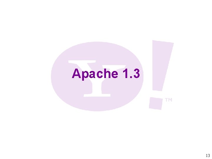 Apache 1. 3 13 