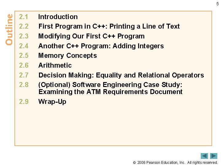 5 2. 1 2. 2 2. 3 2. 4 2. 5 2. 6 2.