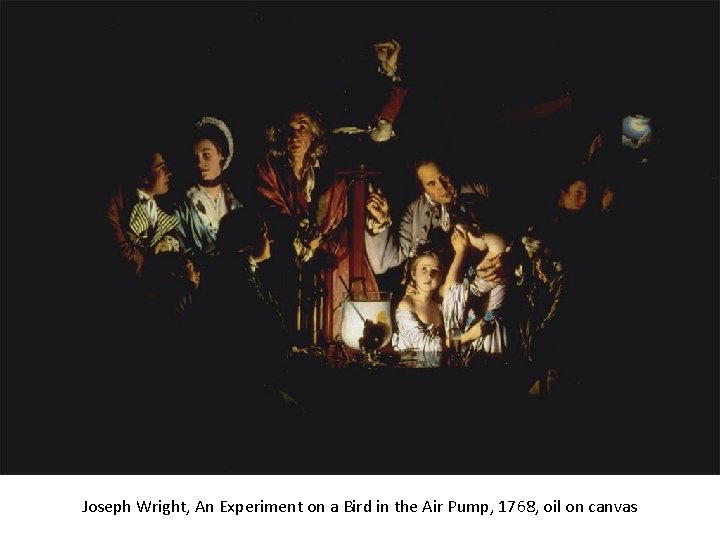 Joseph Wright, An Experiment on a Bird in the Air Pump, 1768, oil on