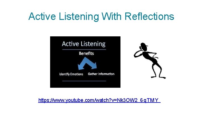 Active Listening With Reflections https: //www. youtube. com/watch? v=Nk 3 OW 2 6 q.