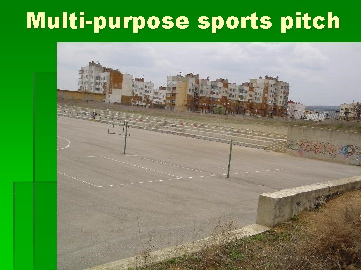 Multi-purpose sports pitch 