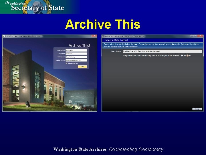 Archive This Washington State Archives Documenting Democracy 