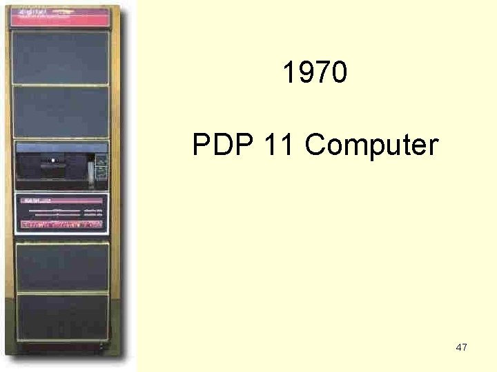 1970 PDP 11 Computer 47 