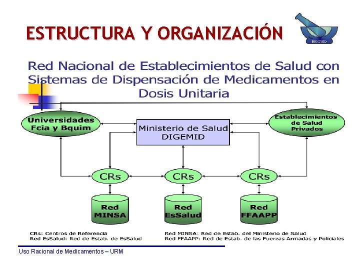 ESTRUCTURA Y ORGANIZACIÓN Uso Racional de Medicamentos – URM 