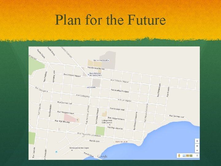 Plan for the Future Plan for the Future