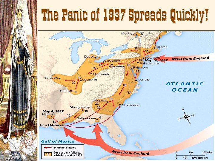 The Panic of 1837 Spreads Quickly! 