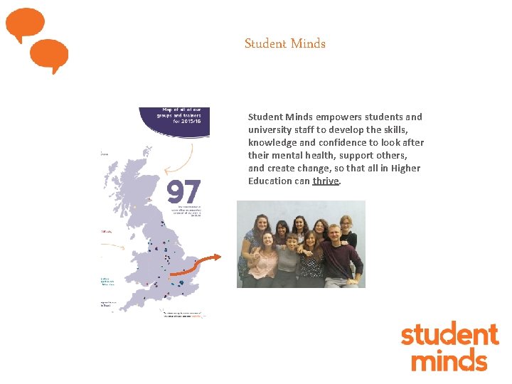 Student Minds empowers students and university staff to develop the skills, knowledge and confidence