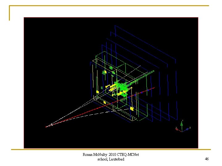Ronan Mc. Nulty 2010 CTEQ-MCNet school, Lauterbad 46 