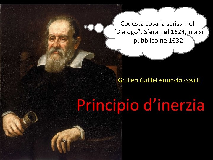 Codesta cosa la scrissi nel “Dialogo”. S’era nel 1624, ma si pubblicò nel 1632