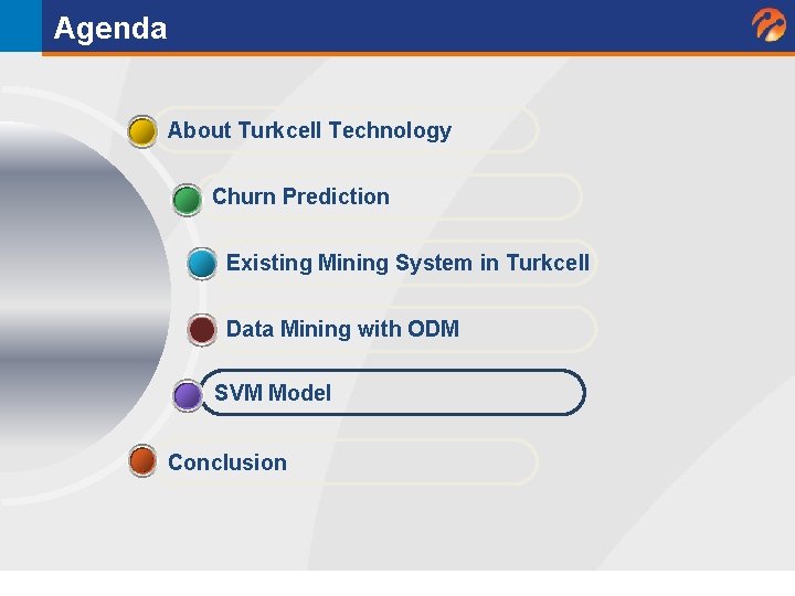 Agenda About Turkcell Technology Churn Prediction Existing Mining System in Turkcell Data Mining with Agenda About Turkcell Technology Churn Prediction Existing Mining System in Turkcell Data Mining with