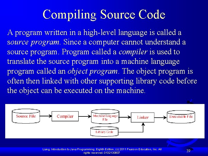 Compiling Source Code A program written in a high-level language is called a source