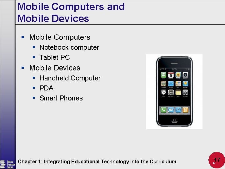 Mobile Computers and Mobile Devices § Mobile Computers § Notebook computer § Tablet PC