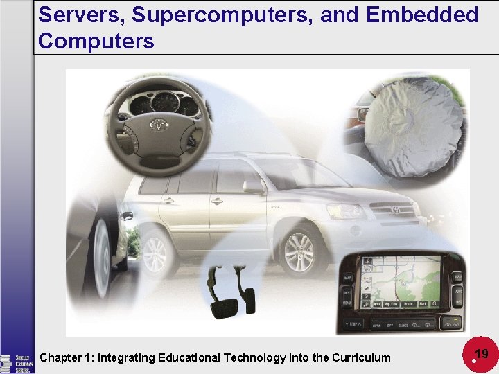 Servers, Supercomputers, and Embedded Computers Chapter 1: Integrating Educational Technology into the Curriculum 19