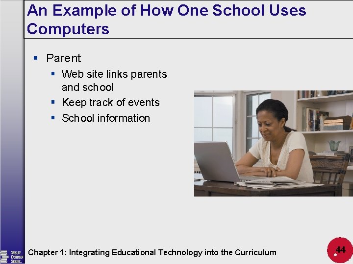 An Example of How One School Uses Computers § Parent § Web site links