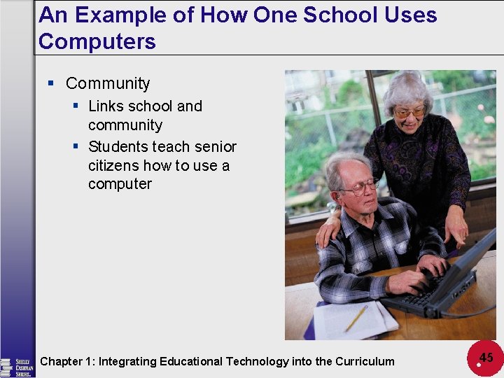 An Example of How One School Uses Computers § Community § Links school and