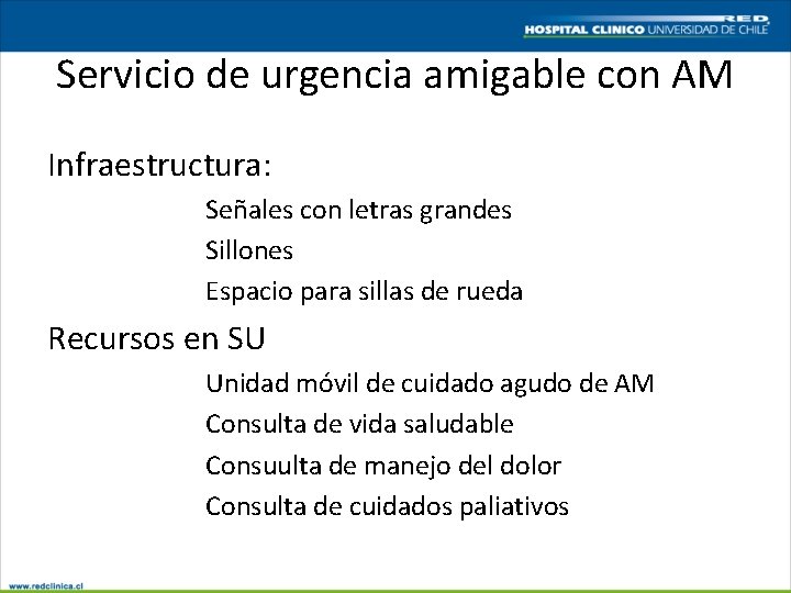 Servicio de urgencia amigable con AM Infraestructura: Señales con letras grandes Sillones Espacio para