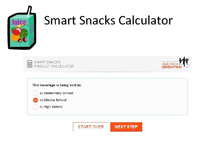 Smart Snacks Calculator 