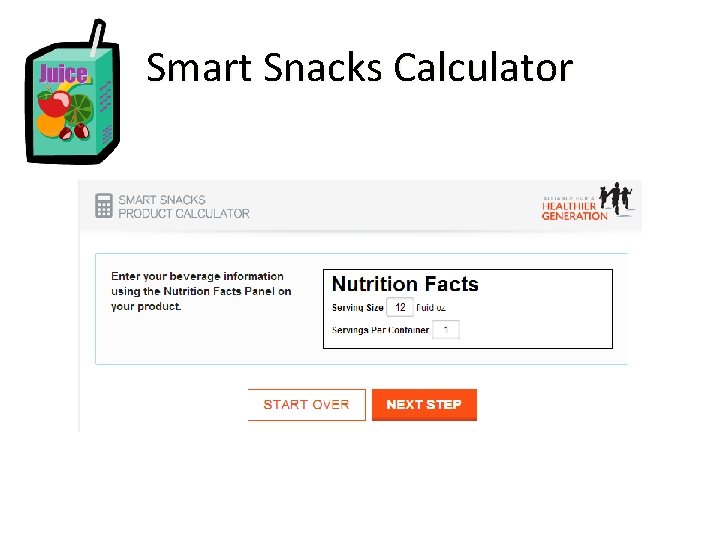 Smart Snacks Calculator 