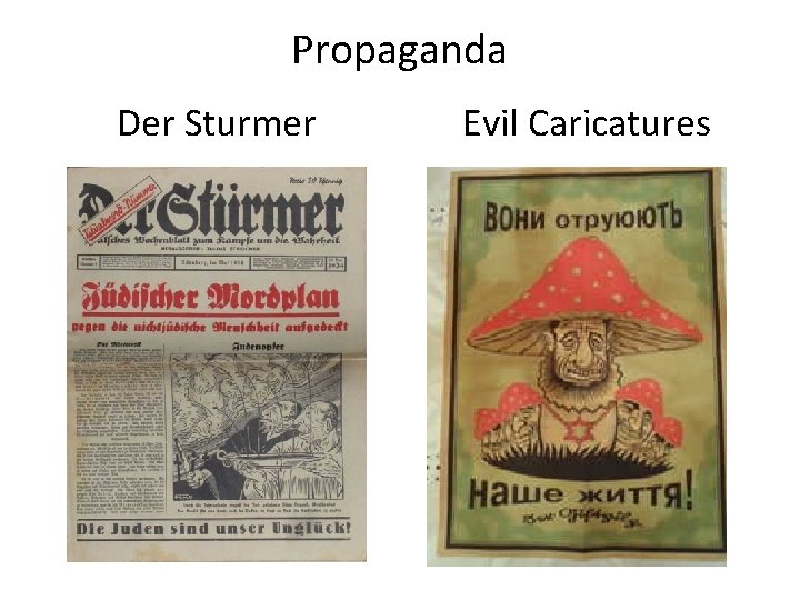 Propaganda Der Sturmer Evil Caricatures 